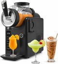 SYINTAO Slushie Machine No Ice Needed, 2-in-1 Frozen Drink & Soft Serve Ice Cream Maker, Self-Chilling Slushy Maker with 5 Presets, LED Display & Auto Clean for Home & Party